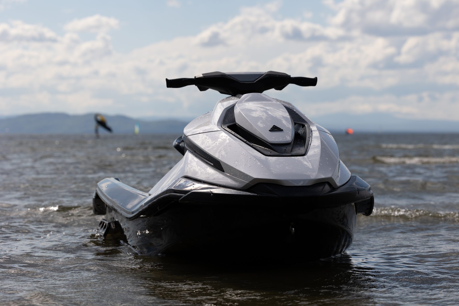 Taiga Orca PWC close-up on the water